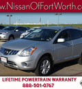 nissan rogue 2013 silver sv gasoline 4 cylinders front wheel drive automatic 76116