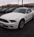 ford mustang 2013 performance white coupe premium gasoline 6 cylinders rear wheel drive automatic 77642