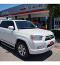 toyota 4runner 2011 white suv sr5 gasoline 6 cylinders 2 wheel drive automatic 76053