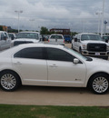 ford fusion hybrid 2010 white sedan hybrid 4 cylinders front wheel drive automatic 76108