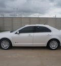 ford fusion hybrid 2010 white sedan hybrid 4 cylinders front wheel drive automatic 76108