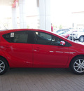 toyota prius c 2013 red hatchback three hybrid 4 cylinders front wheel drive automatic 78232