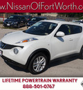 nissan juke 2013 white s gasoline 4 cylinders front wheel drive automatic 76116
