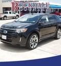 ford edge 2013 black sport gasoline 6 cylinders front wheel drive automatic with overdrive 76567