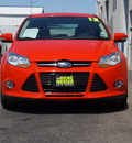 ford focus 2012 red hatchback sel flex fuel 4 cylinders front wheel drive automatic 79407