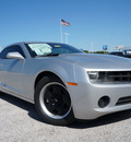 chevrolet camaro 2013 silver coupe ls gasoline 6 cylinders rear wheel drive automatic 75067