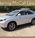 lexus rx 450h 2013 silver suv hybrid 6 cylinders all whee drive automatic 77074