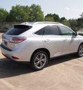 lexus rx 450h 2013 silver suv hybrid 6 cylinders all whee drive automatic 77074