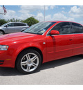 audi a4 2007 red sedan 2 0 turbo gasoline 4 cylinders front wheel drive automatic 78729