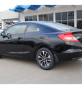 honda civic 2013 black coupe ex 4 cylinders 5 speed automatic 77025