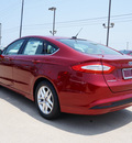 ford fusion 2013 red sedan se gasoline 4 cylinders front wheel drive shiftable automatic 75070