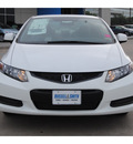 honda civic 2013 white coupe lx 4 cylinders 5 speed automatic 77025