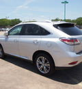 lexus rx 350 2013 silver suv gasoline 6 cylinders front wheel drive automatic 77074