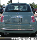 fiat 500 2013 green hatchback lounge gasoline 4 cylinders front wheel drive automatic 33912