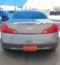 infiniti g37 2008 gray coupe gasoline 6 cylinders rear wheel drive standard 79936