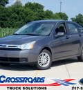 ford focus 2010 dk  gray sedan se gasoline 4 cylinders front wheel drive automatic 62708