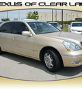 lexus ls 430 2002 gold sedan gasoline 8 cylinders rear wheel drive automatic 77546