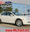 ford fusion 2008 white sedan i4 sel gasoline 4 cylinders front wheel drive automatic 77539