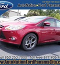 ford focus 2013 red sedan se flex fuel 4 cylinders front wheel drive automatic 32401