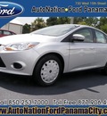 ford focus 2013 silver sedan se flex fuel 4 cylinders front wheel drive automatic 32401