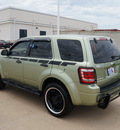 ford escape 2008 green suv xls gasoline 4 cylinders front wheel drive 5 speed manual 76108