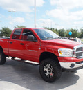 dodge ram 1500 2007 red slt gasoline 8 cylinders 4 wheel drive automatic with overdrive 76108