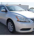 nissan sentra 2013 silver sedan sv 4 cylinders front wheel drive automatic 76502