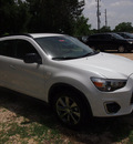 mitsubishi outlander sport 2013 off white gasoline 4 cylinders front wheel drive automatic 77094