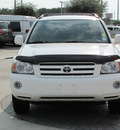 toyota highlander 2006 white suv gasoline 4 cylinders front wheel drive automatic 33884
