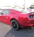 ford mustang 2014 red coupe v6 gasoline 6 cylinders rear wheel drive manual 32401