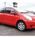 toyota yaris 2008 red hatchback gasoline 4 cylinders front wheel drive automatic 78753