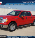 ford f 150 2010 vermillion red clea xlt gasoline 8 cylinders 2 wheel drive automatic 76108