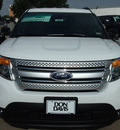 ford explorer 2014 white suv xlt flex fuel 6 cylinders 2 wheel drive automatic 76011