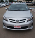 toyota corolla 2012 silver sedan s gasoline 4 cylinders front wheel drive automatic 76053