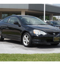 acura rsx 2003 black hatchback type s gasoline 4 cylinders dohc front wheel drive 6 speed manual 77074