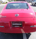 nissan 350z 2007 red coupe gasoline 6 cylinders rear wheel drive automatic 32401