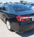 toyota camry 2012 black sedan xle gasoline 6 cylinders front wheel drive automatic 76053