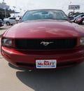 ford mustang 2008 dk  red coupe v6 deluxe gasoline 6 cylinders rear wheel drive 5 speed manual 76210