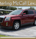 gmc terrain 2011 red suv sle 2 gasoline 4 cylinders front wheel drive automatic 77074