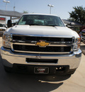 chevrolet silverado 2500hd 2014 white work truck 8 cylinders automatic 76051