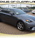 lexus is 350 2014 gray sedan gasoline 6 cylinders rear wheel drive automatic 77546