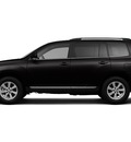 toyota highlander 2013 black suv gasoline 6 cylinders front wheel drive not specified 76210