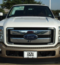 ford f 250 super duty 2014 white king ranch biodiesel 8 cylinders 4 wheel drive automatic 76011