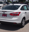 ford focus 2013 white sedan s flex fuel 4 cylinders front wheel drive manual 77375