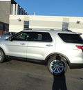 ford explorer 2014 silver suv xlt flex fuel 6 cylinders 2 wheel drive automatic with overdrive 60546