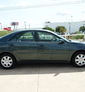 toyota camry 2002 dk  green sedan le gasoline 4 cylinders front wheel drive automatic 78232