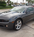 chevrolet camaro 2011 dk  gray coupe lt gasoline 6 cylinders rear wheel drive automatic 77065