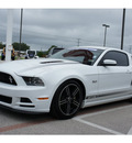 ford mustang 2014 white coupe gt gasoline 8 cylinders rear wheel drive automatic 78611