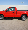 ford f 150 2013 red stx flex fuel 8 cylinders 2 wheel drive automatic 75235