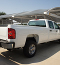 chevrolet silverado 2500hd 2013 white work truck gasoline 8 cylinders 2 wheel drive automatic 76051